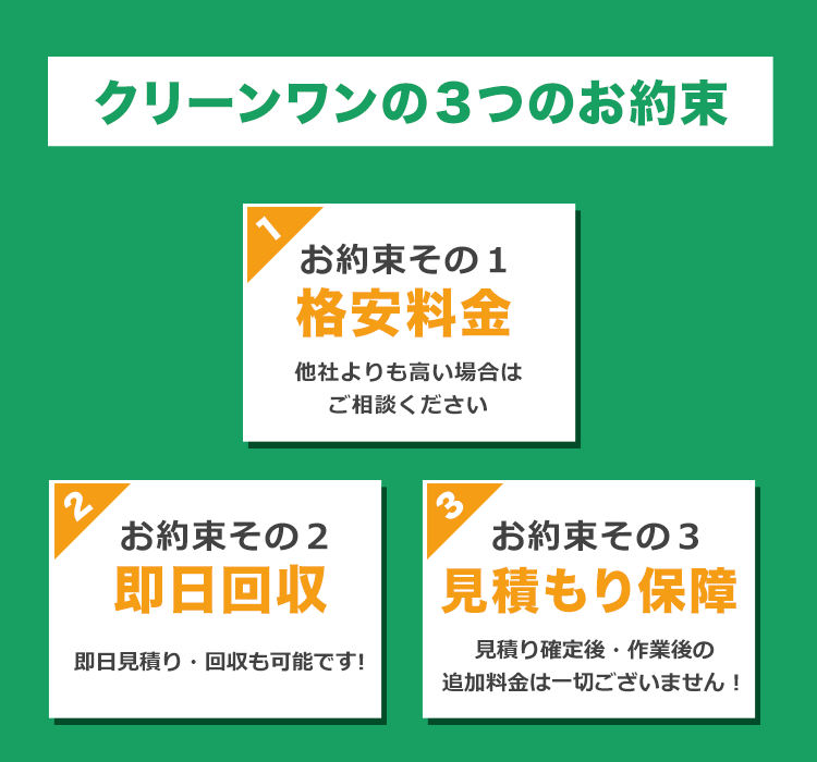 ３つの約束